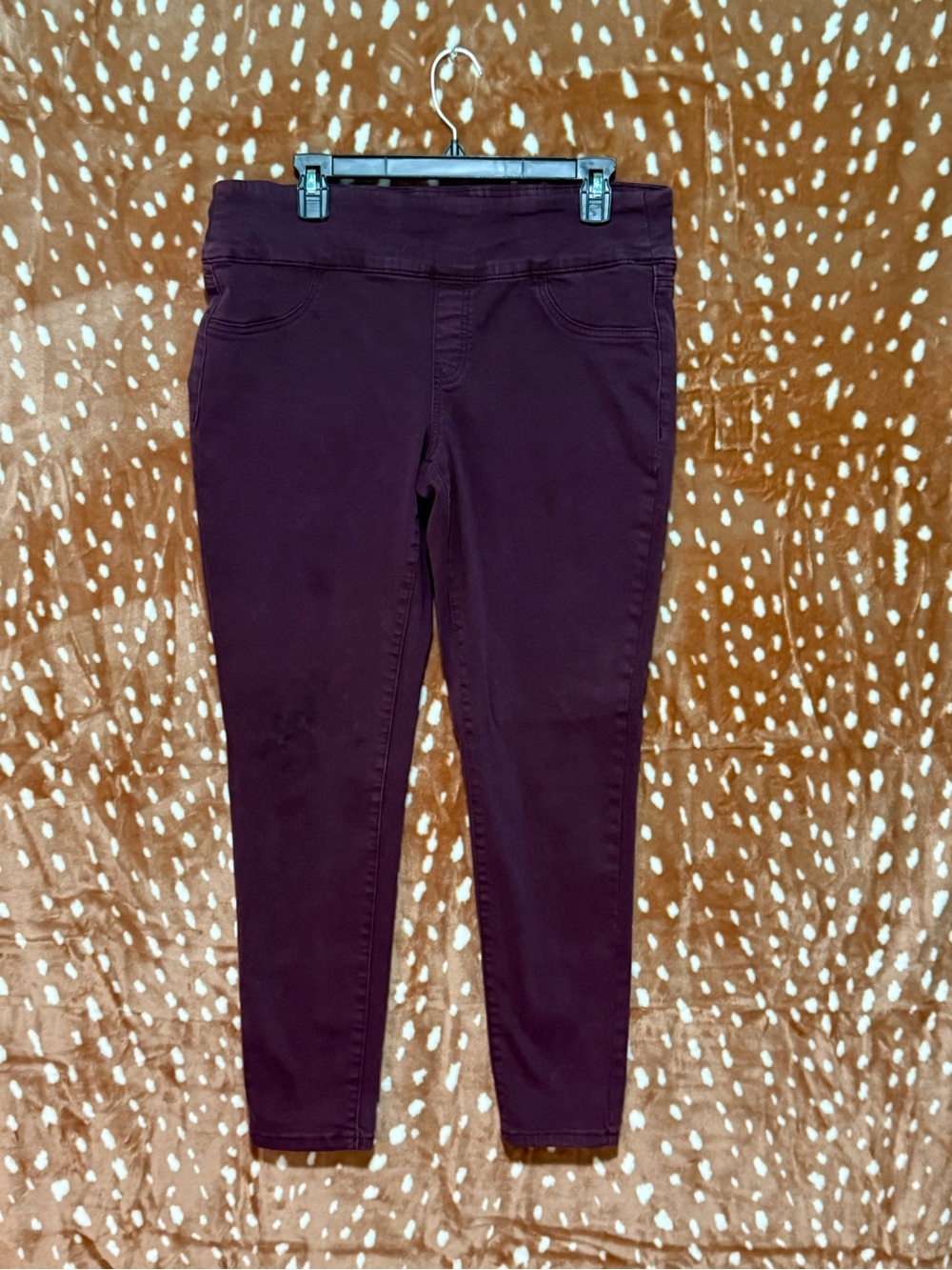 SO Ultimate Pull-On Jegging - Burgundy